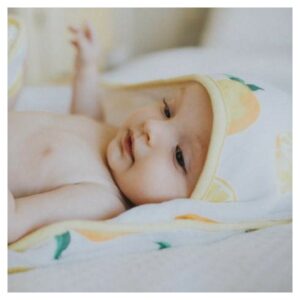 toalla para bebe con capucha