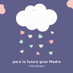tarjeta regalo futura madre