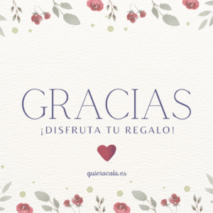 tarjeta regalo gracias