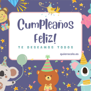 tarjeta regalo cumple infantil
