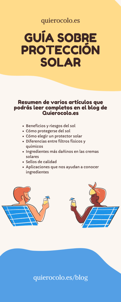 Guía sobre protección solar Quiero Colo