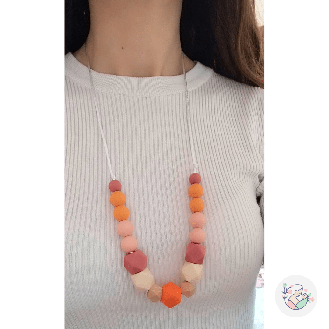 collar de lactancia tonos tierra