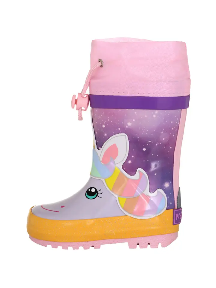 botas lluvia unicornio