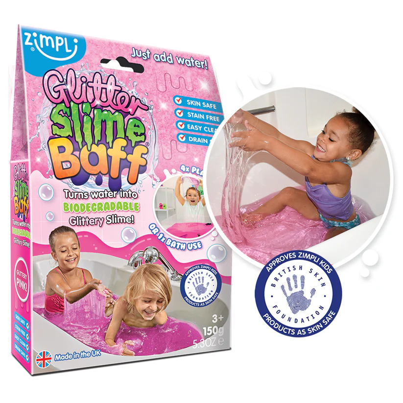 slime buff rosa purpurina