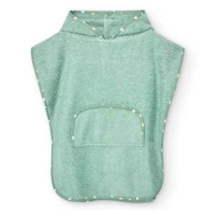 poncho algodon piscina verde