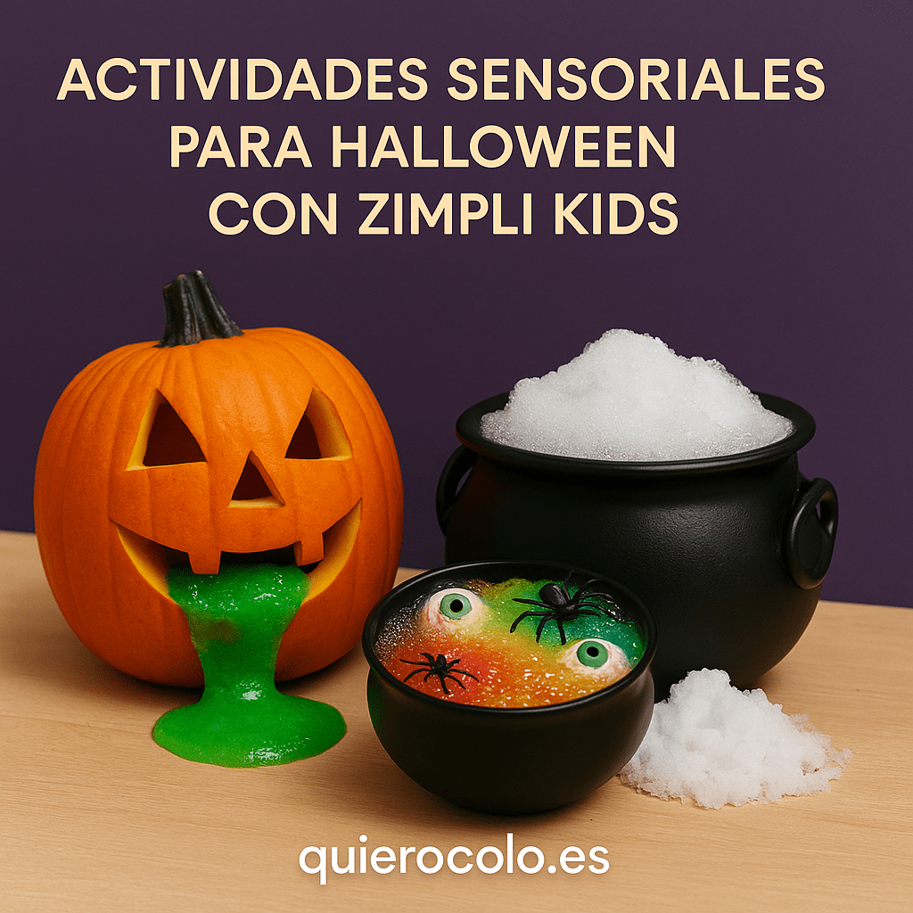 actividades sensoriales para halloween con zimpli kids