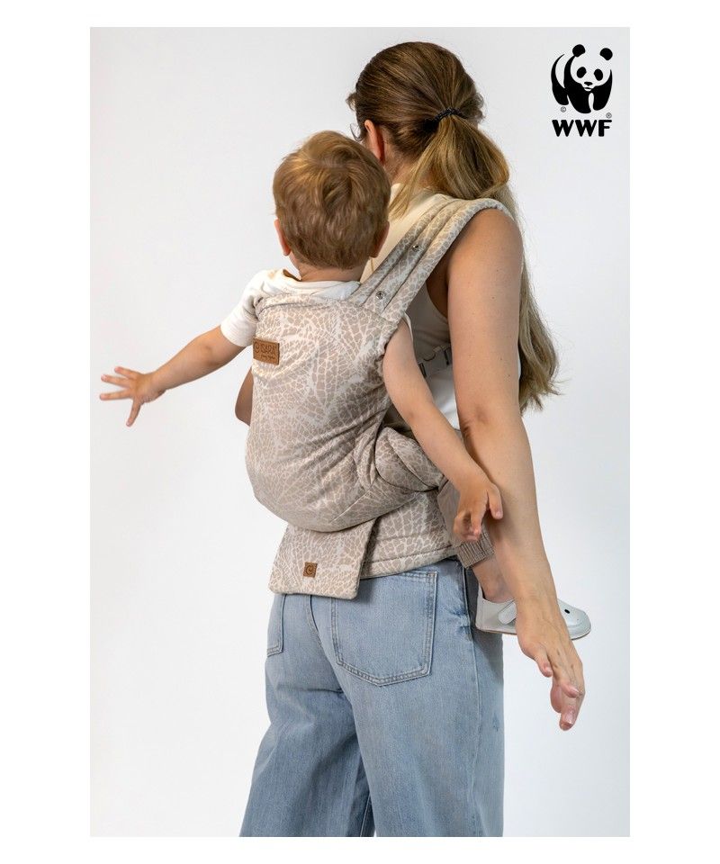 mochila portabebe isara elite beige