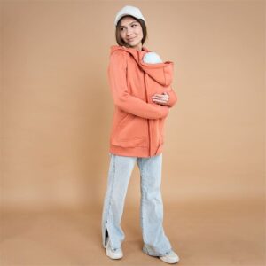 sudadera maternidad y porteo