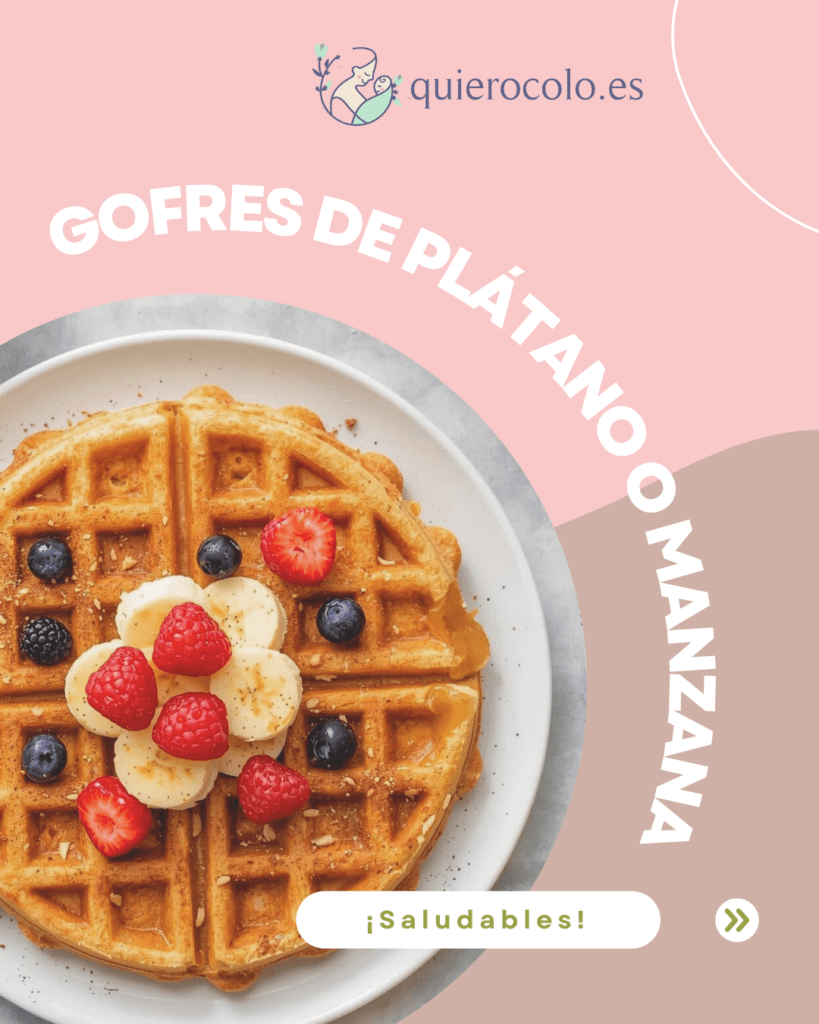 gofres saludables sin azucar