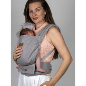 Mochila portabebés lino ISARA Elite Misty Linen