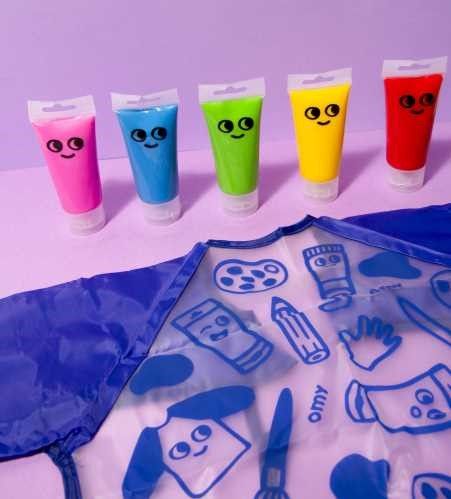 pintura dedos omy