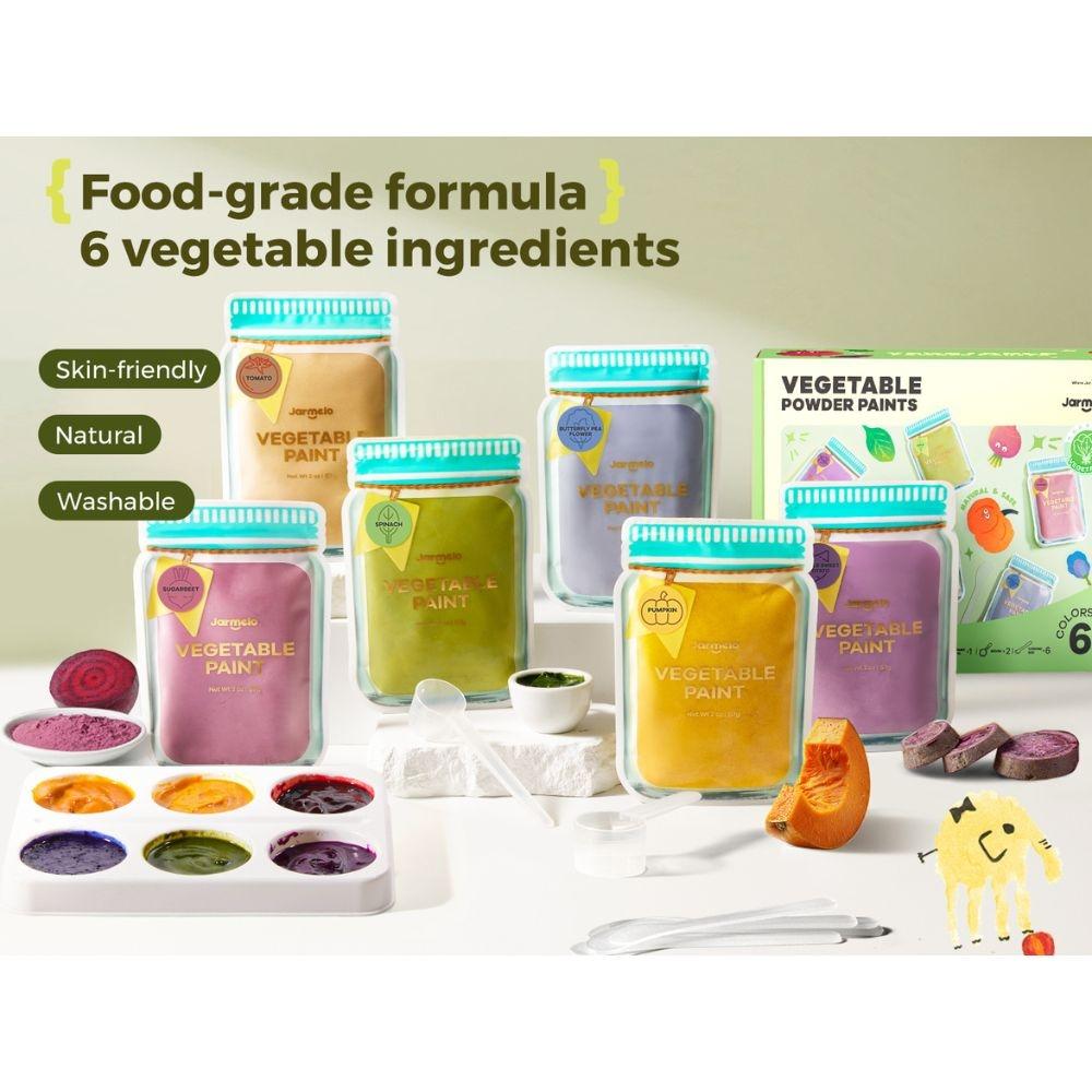 pintura vegetal en polvo natural 6 colores