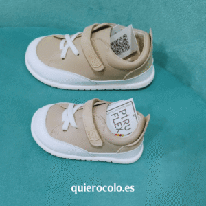 cierre velcro cordón elástico Piruflex barefoot infantil