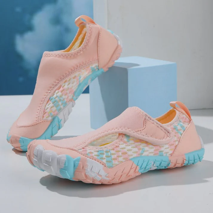 escarpines barefoot niños rosa zzfaber
