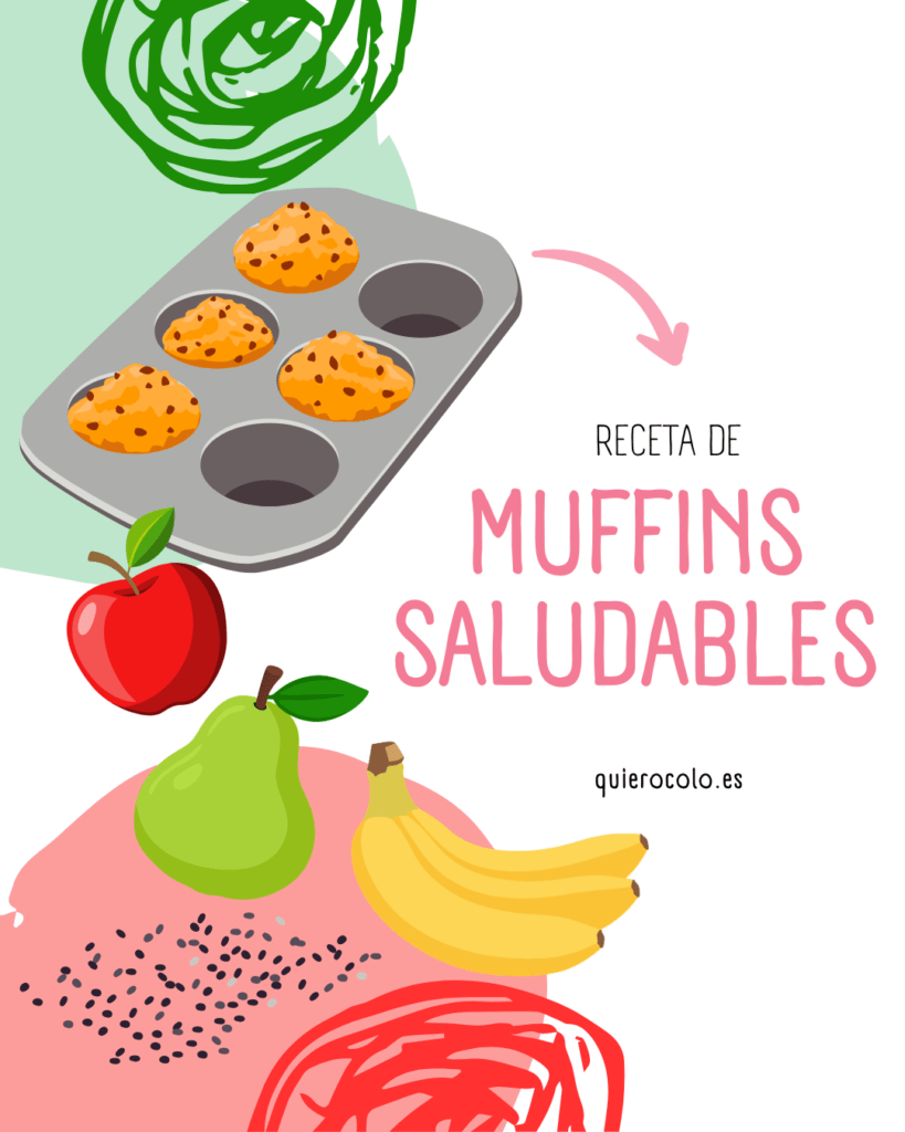 receta muffins saludables