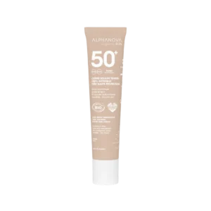 Protector solar facial con color SPF 50+ Alphanova