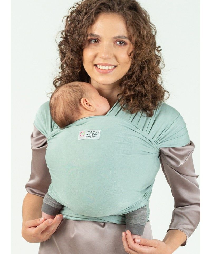 Fular portabebés ISARA Frosty Green