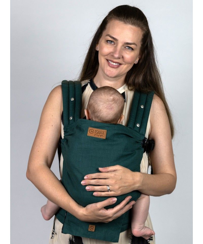 Mochila portabebés ISARA Elite Evergreen Linen